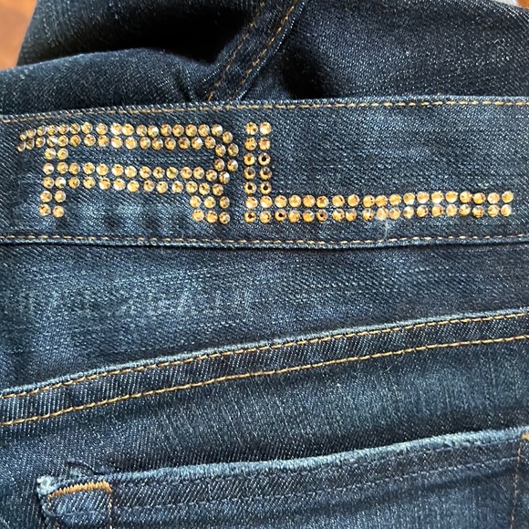 NWOT Ralph Lauren Black Label Peacock Feather Jeans - Picture 4 of 16